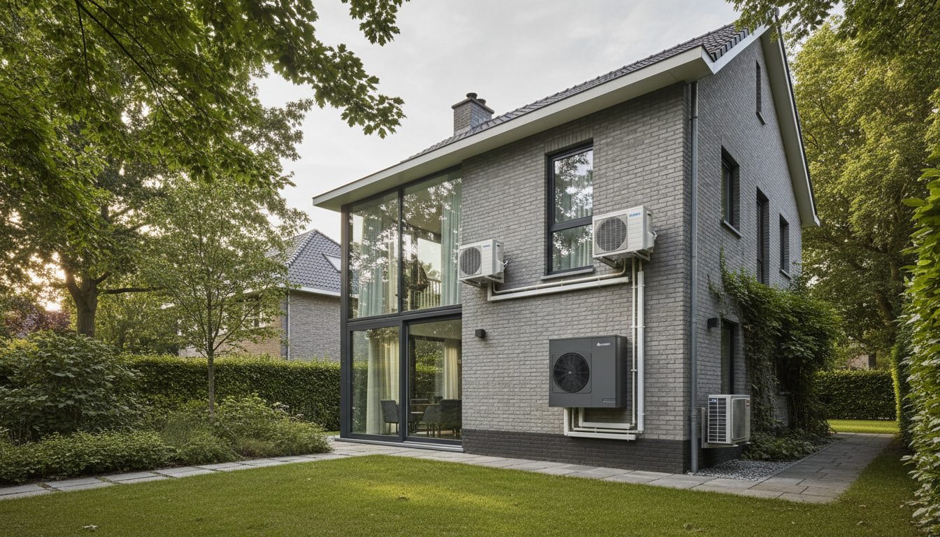 Airco installatie - Airconditioning Bakstenen Huis 17