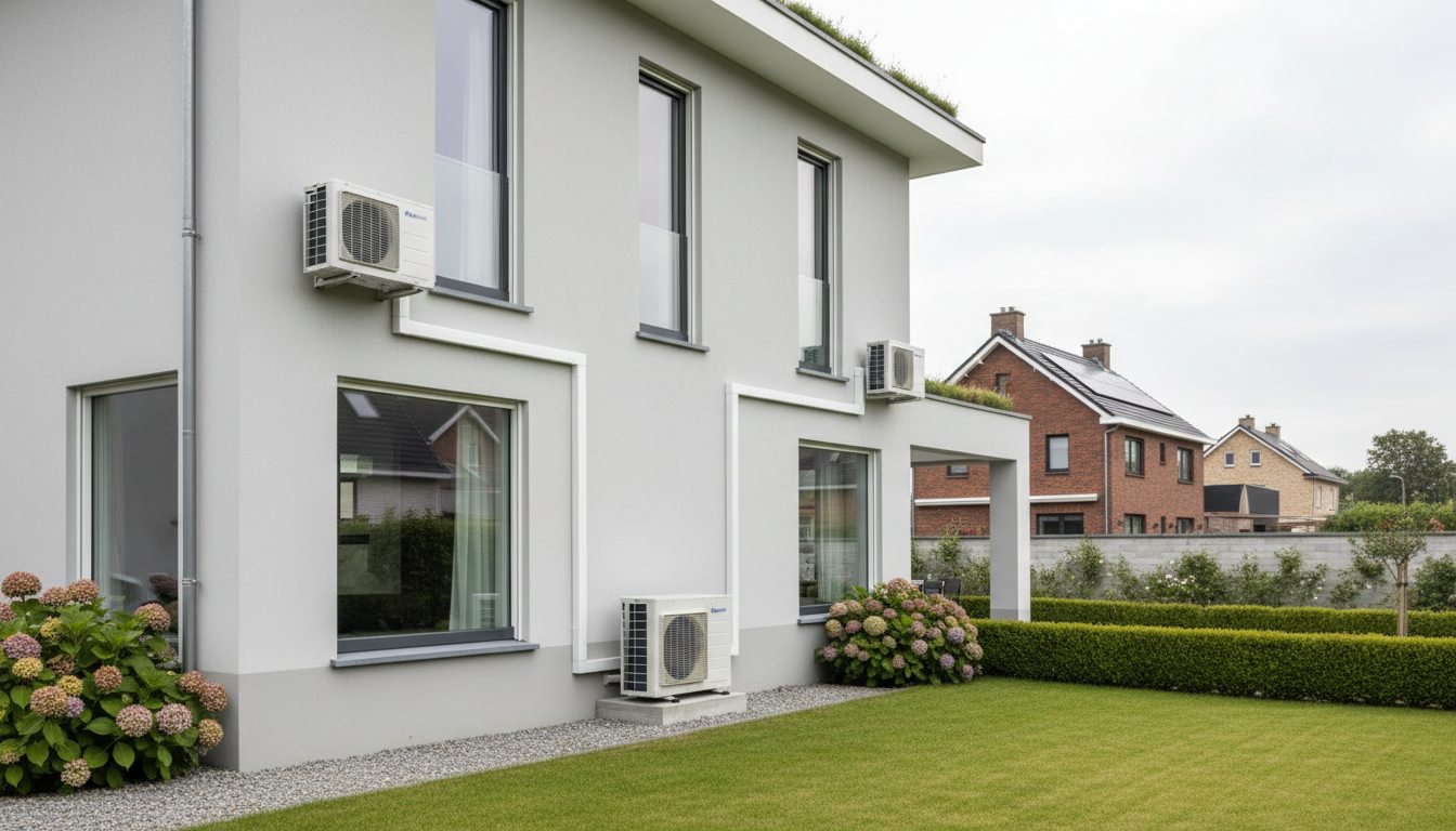 Airco installatie - Airconditioning Bakstenen Woning 20